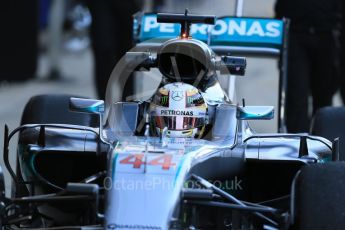 World © Octane Photographic Ltd. Mercedes AMG Petronas W07 Hybrid – Lewis Hamilton Friday 4th March 2016, F1 Winter testing, Circuit de Barcelona Catalunya, Spain, Day 8. Digital Ref : 1511LB1D7992