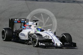 World © Octane Photographic Ltd. Williams Martini Racing, Williams Mercedes FW38 – Felipe Massa. Friday 4th March 2016, F1 Winter testing, Circuit de Barcelona Catalunya, Spain, Day 8. Digital Ref : 1511LB1D8582