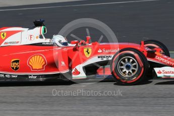 World © Octane Photographic Ltd. Scuderia Ferrari SF16-H – Sebastian Vettel. Friday 4th March 2016, F1 Winter testing, Circuit de Barcelona Catalunya, Spain, Day 8. Digital Ref : 1511LB1D8602