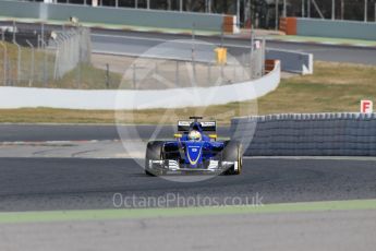World © Octane Photographic Ltd. Sauber F1 Team C35 – Marcus Ericsson. Friday 4th March 2016, F1 Winter testing, Circuit de Barcelona Catalunya, Spain, Day 8. Digital Ref : 1511LB1D8718