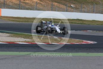 World © Octane Photographic Ltd. Williams Martini Racing, Williams Mercedes FW38 – Felipe Massa. Friday 4th March 2016, F1 Winter testing, Circuit de Barcelona Catalunya, Spain, Day 8. Digital Ref : 1511LB1D8761