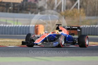 World © Octane Photographic Ltd. Manor Racing MRT05 – Rio Haryanto. Friday 4th March 2016, F1 Winter testing, Circuit de Barcelona Catalunya, Spain, Day 8. Digital Ref : 1511LB1D8973