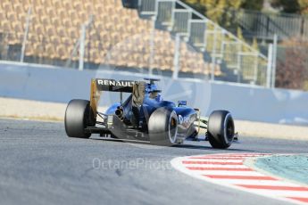 World © Octane Photographic Ltd. Renault Sport F1 Team RS16 – Jolyon Palmer. Friday 4th March 2016, F1 Winter testing, Circuit de Barcelona Catalunya, Spain, Day 8. Digital Ref : 1511LB1D9193
