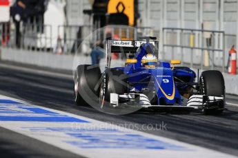World © Octane Photographic Ltd. Sauber F1 Team C35 – Marcus Ericsson. Friday 4th March 2016, F1 Winter testing, Circuit de Barcelona Catalunya, Spain, Day 8. Digital Ref : 1511LB1D9384