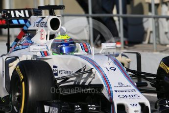 World © Octane Photographic Ltd. Williams Martini Racing, Williams Mercedes FW38 – Felipe Massa. Friday 4th March 2016, F1 Winter testing, Circuit de Barcelona Catalunya, Spain, Day 8. Digital Ref : 1511LB1D9453