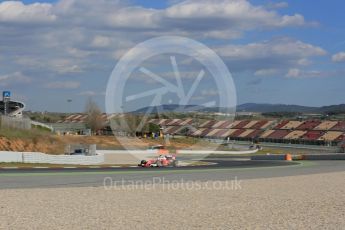 World © Octane Photographic Ltd. Scuderia Ferrari SF16-H – Sebastian Vettel. Friday 4th March 2016, F1 Winter testing, Circuit de Barcelona Catalunya, Spain, Day 8. Digital Ref : 1511LB5D0299