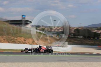 World © Octane Photographic Ltd. Scuderia Toro Rosso STR11 – Carlos Sainz. Friday 4th March 2016, F1 Winter testing, Circuit de Barcelona Catalunya, Spain, Day 8. Digital Ref : 1511LB5D0387