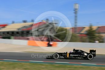 World © Octane Photographic Ltd. Renault Sport F1 Team RS16 – Jolyon Palmer. Friday 4th March 2016, F1 Winter testing, Circuit de Barcelona Catalunya, Spain, Day 8. Digital Ref : 1511LB5D0630