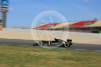 World © Octane Photographic Ltd. Renault Sport F1 Team RS16 – Jolyon Palmer. Friday 4th March 2016, F1 Winter testing, Circuit de Barcelona Catalunya, Spain, Day 8. Digital Ref : 1511LB5D0798