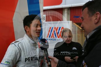 World © Octane Photographic Ltd. Manor Racing – Rio Haryanto. Friday 4th March 2016, F1 Winter testing, Circuit de Barcelona Catalunya, Spain, Day 8. Digital Ref : 1511LB5D0814