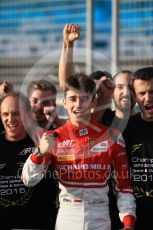 World © Octane Photographic Ltd. ART Grand Prix – Charles Leclerc. - GP3 Champion. Saturday 26th November 2016, GP3 Paddock, Yas Mairnia Circuit, Abu Dhabi. Digital Ref :