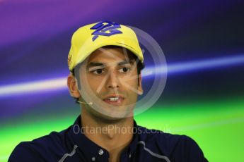 World © Octane Photographic Ltd. F1 German GP FIA Drivers’ Press Conference, Hockenheim, Germany. Thursday 28th July 2016. Sauber F1 Team – Felipe Nasr. Digital Ref : 1657LB1D7617