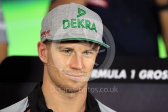 World © Octane Photographic Ltd. F1 German GP FIA Drivers’ Press Conference, Hockenheim, Germany. Thursday 28th July 2016. Sahara Force India - Nico Hulkenberg. Digital Ref : 1657LB1D7630