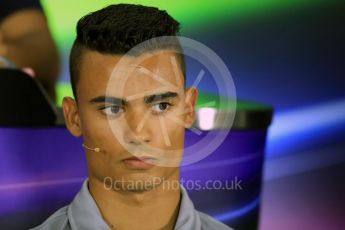 World © Octane Photographic Ltd. F1 German GP FIA Drivers’ Press Conference, Hockenheim, Germany. Thursday 28th July 2016. Manor Racing - Pascal Wehrlein. Digital Ref : 1657LB1D7705