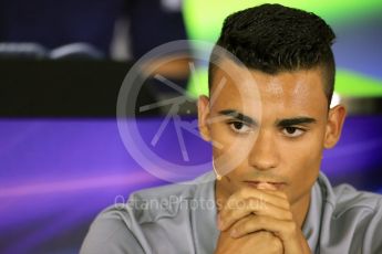 World © Octane Photographic Ltd. F1 German GP FIA Drivers’ Press Conference, Hockenheim, Germany. Thursday 28th July 2016. Manor Racing - Pascal Wehrlein. Digital Ref : 1657LB1D7809