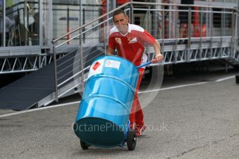 World © Octane Photographic Ltd. Scuderia Ferrari fuel being delivered to Sauber. Friday 29th July 2016, F1 German GP Practice 1, Hockenheim, Germany. Digital Ref : 1659CB1D0688