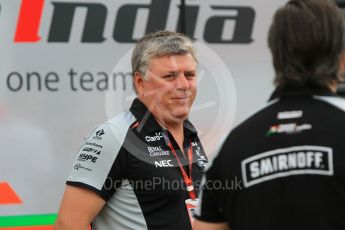 World © Octane Photographic Ltd. Sahara Force India -Otmar Szafnauer . Friday 29th July 2016, F1 German GP Practice 1, Hockenheim, Germany. Digital Ref : 1659CB1D0694