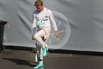 World © Octane Photographic Ltd. Mercedes AMG Petronas W07 Hybrid – Nico Rosberg. Friday 29th July 2016, F1 German GP Practice 1, Hockenheim, Germany. Digital Ref : 1659CB1D0725