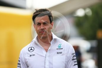 World © Octane Photographic Ltd. Mercedes AMG Petronas - Toto Wolff. Friday 29th July 2016, F1 German GP Practice 1, Hockenheim, Germany. Digital Ref : 1659CB5D8968