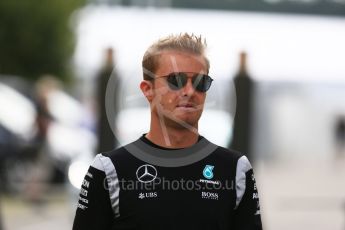 World © Octane Photographic Ltd. Mercedes AMG Petronas W07 Hybrid – Nico Rosberg. Friday 29th July 2016, F1 German GP Practice 1, Hockenheim, Germany. Digital Ref : 1659CB5D9000
