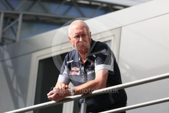 World © Octane Photographic Ltd. Scuderia Toro Rosso - John Booth. Friday 29th July 2016, F1 German GP Practice 1, Hockenheim, Germany. Digital Ref : 1659CB5D9049