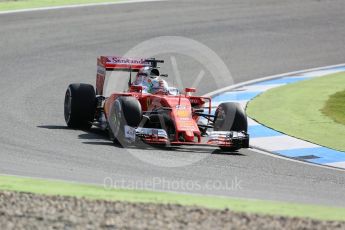 World © Octane Photographic Ltd. Scuderia Ferrari SF16-H – Sebastian Vettel. Friday 29th July 2016, F1 German GP Practice 1, Hockenheim, Germany. Digital Ref : 1659CB5D9116