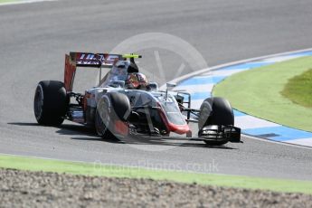 World © Octane Photographic Ltd. Haas F1 Team VF-16– Charles Leclerc. Friday 29th July 2016, F1 German GP Practice 1, Hockenheim, Germany. Digital Ref : 1659CB5D9123
