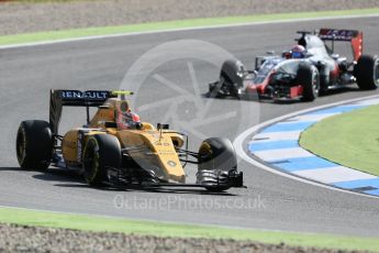World © Octane Photographic Ltd. Renault Sport F1 Team RS16 Reserve Driver – Esteban Ocon. Friday 29th July 2016, F1 German GP Practice 1, Hockenheim, Germany. Digital Ref : 1659CB5D9147