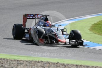 World © Octane Photographic Ltd. Haas F1 Team VF-16 – Romain Grosjean. Friday 29th July 2016, F1 German GP Practice 1, Hockenheim, Germany. Digital Ref : 1659CB5D9150