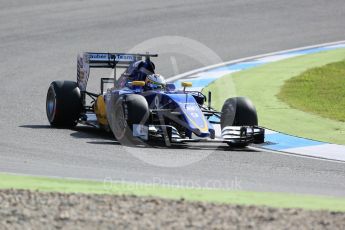 World © Octane Photographic Ltd. Sauber F1 Team C35 – Marcus Ericsson. Friday 29th July 2016, F1 German GP Practice 1, Hockenheim, Germany. Digital Ref : 1659CB5D9171