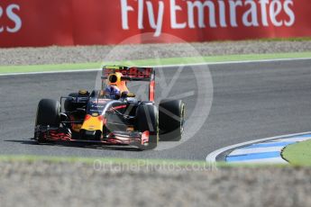 World © Octane Photographic Ltd. Red Bull Racing RB12 – Max Verstappen. Friday 29th July 2016, F1 German GP Practice 1, Hockenheim, Germany. Digital Ref : 1659CB5D9230