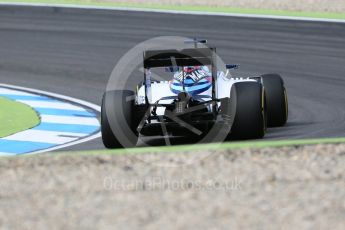 World © Octane Photographic Ltd. Williams Martini Racing, Williams Mercedes FW38 – Valtteri Bottas. Friday 29th July 2016, F1 German GP Practice 1, Hockenheim, Germany. Digital Ref : 1659CB5D9322