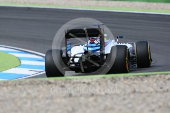 World © Octane Photographic Ltd. Williams Martini Racing, Williams Mercedes FW38 – Felipe Massa. Friday 29th July 2016, F1 German GP Practice 1, Hockenheim, Germany. Digital Ref : 1659CB5D9339