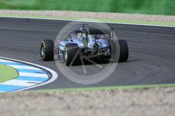 World © Octane Photographic Ltd. Mercedes AMG Petronas W07 Hybrid – Lewis Hamilton. Friday 29th July 2016, F1 German GP Practice 1, Hockenheim, Germany. Digital Ref : 1659CB5D9358
