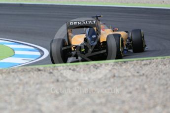 World © Octane Photographic Ltd. Renault Sport F1 Team RS16 Reserve Driver – Esteban Ocon. Friday 29th July 2016, F1 German GP Practice 1, Hockenheim, Germany. Digital Ref : 1659CB5D9375