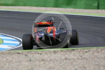 World © Octane Photographic Ltd. Red Bull Racing RB12 – Daniel Ricciardo. Friday 29th July 2016, F1 German GP Practice 1, Hockenheim, Germany. Digital Ref : 1659CB5D9388