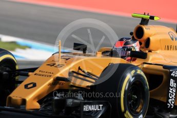 World © Octane Photographic Ltd. Renault Sport F1 Team RS16 Reserve Driver – Esteban Ocon. Friday 29th July 2016, F1 German GP Practice 1, Hockenheim, Germany. Digital Ref : 1659LB1D7877