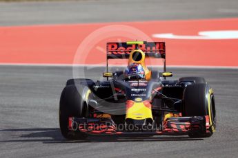 World © Octane Photographic Ltd. Red Bull Racing RB12 – Max Verstappen. Friday 29th July 2016, F1 German GP Practice 1, Hockenheim, Germany. Digital Ref : 1659LB1D8016