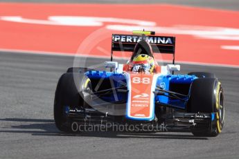 World © Octane Photographic Ltd. Manor Racing MRT05 – Rio Haryanto. Friday 29th July 2016, F1 German GP Practice 1, Hockenheim, Germany. Digital Ref : 1659LB1D8021