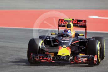 World © Octane Photographic Ltd. Red Bull Racing RB12 – Max Verstappen. Friday 29th July 2016, F1 German GP Practice 1, Hockenheim, Germany. Digital Ref : 1659LB1D8029