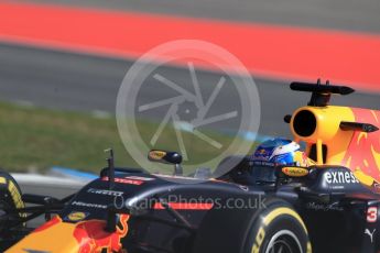 World © Octane Photographic Ltd. Red Bull Racing RB12 – Daniel Ricciardo. Friday 29th July 2016, F1 German GP Practice 1, Hockenheim, Germany. Digital Ref : 1659LB1D8062