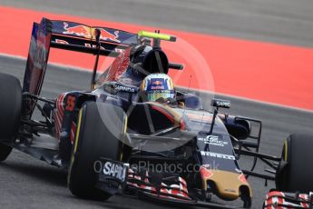 World © Octane Photographic Ltd. Scuderia Toro Rosso STR11 – Carlos Sainz. Friday 29th July 2016, F1 German GP Practice 1, Hockenheim, Germany. Digital Ref : 1659LB1D8170