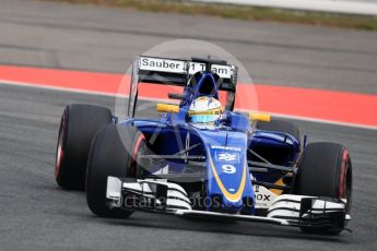 World © Octane Photographic Ltd. Sauber F1 Team C35 – Marcus Ericsson. Friday 29th July 2016, F1 German GP Practice 1, Hockenheim, Germany. Digital Ref : 1659LB1D8201