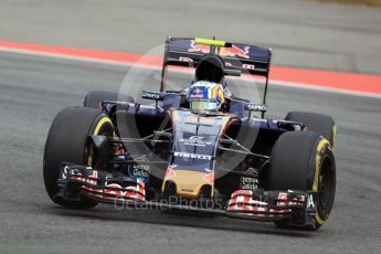 World © Octane Photographic Ltd. Scuderia Toro Rosso STR11 – Carlos Sainz. Friday 29th July 2016, F1 German GP Practice 1, Hockenheim, Germany. Digital Ref : 1659LB1D8239