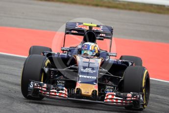 World © Octane Photographic Ltd. Scuderia Toro Rosso STR11 – Carlos Sainz. Friday 29th July 2016, F1 German GP Practice 1, Hockenheim, Germany. Digital Ref : 1659LB1D8289