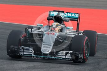 World © Octane Photographic Ltd. Mercedes AMG Petronas W07 Hybrid – Lewis Hamilton. Friday 29th July 2016, F1 German GP Practice 1, Hockenheim, Germany. Digital Ref : 1659LB1D8410