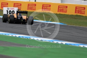 World © Octane Photographic Ltd. Renault Sport F1 Team RS16 – Jolyon Palmer. Friday 29th July 2016, F1 German GP Practice 1, Hockenheim, Germany. Digital Ref : 1659LB1D8561