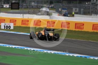 World © Octane Photographic Ltd. Renault Sport F1 Team RS16 – Jolyon Palmer. Friday 29th July 2016, F1 German GP Practice 1, Hockenheim, Germany. Digital Ref : 1659LB1D8637