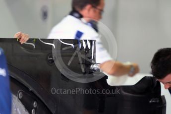 World © Octane Photographic Ltd. Williams Martini Racing, Williams Mercedes FW38. Friday 29th July 2016, F1 German GP Practice 1, Hockenheim, Germany. Digital Ref : 1659LB1L0831