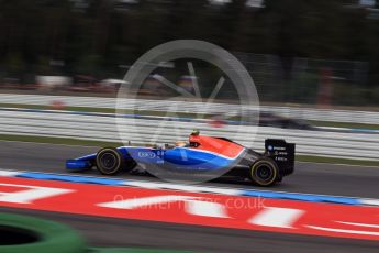 World © Octane Photographic Ltd. Manor Racing MRT05 – Rio Haryanto. Friday 29th July 2016, F1 German GP Practice 1, Hockenheim, Germany. Digital Ref : 1659LB2D0951